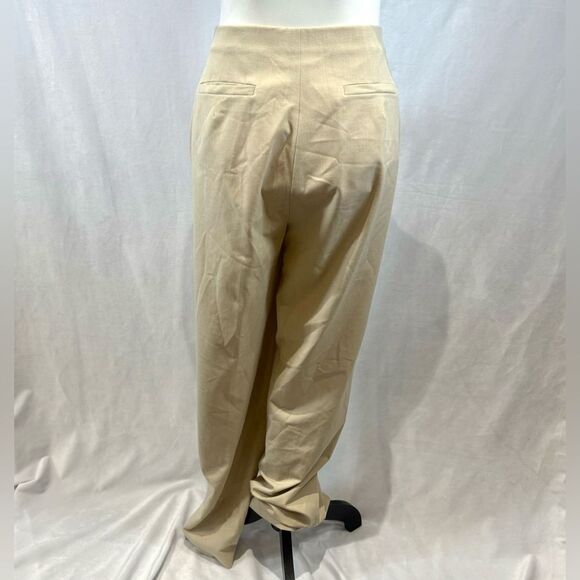 Talbots khaki color high waisted stretch dress pants size 10 - Picture 4 of 9